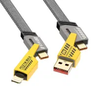 کابل شارژ تبدیل شونده چهار کاره فلت 65W