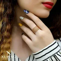 انگشتر رشته ای طلایی