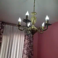 دوتالوستر برنز ۵ شاخه و ۵ شعله سالم سالم