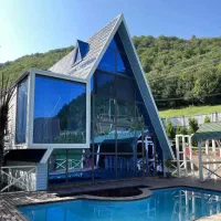 ساخت کلبه سوئیسی مدرن و فلت