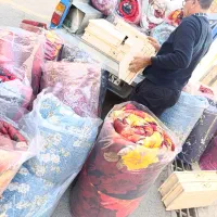 لحاف کرسی جاجیم طلاکوب