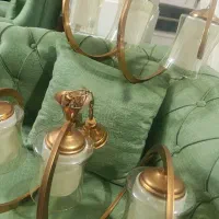 لوستری فانتزی جنس فلزی|لوستر و چراغ آویز|تربت جام, شهرک معلم|دیوار