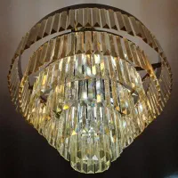 لوستر کریستالی ۱۳ شاخه|لوستر و چراغ آویز|شهریار, شهریار|دیوار