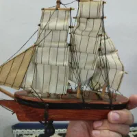 کشتی خشکل بادبانی با چوب مرغوب|مجسمه، تندیس، ماکت|مشهد, پورسینا|دیوار