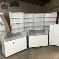 پیشخوان شیشه ای ، میز ویترین ، کانتر مغازه