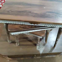 میز جلو مبل و سه عدد عسلی