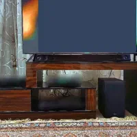 میز تلویزیون کاملا نو با رنگ خاص چشم ببری|میز تلویزیون|اندیشه, اندیشه فاز ۳|دیوار