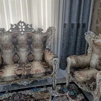 مبلمان ۷ نفره طرح قلب شیک وسالم فقط ۵ تومان|مبلمان خانگی و میز عسلی|باقرشهر, |دیوار