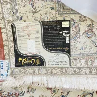 ۳عدد فرش گره دستی طرح افشان نما ۹متری ۴و۲ونیم متری