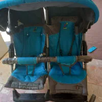 کالسکه دوقلو کار کرده ۳،۵۰۰|کالسکه و لوازم جانبی|کرج, محمد آباد|دیوار