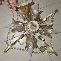 لوستر چهار شعله با چهار عدد لامپ