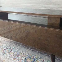 میز تمام چوبی تلویزیون
