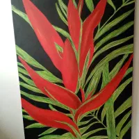 تابلو نقاشی رنگ روغن ابعاد 120 سانت در 80 سانت