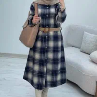 پالتو پشمی با کمربند