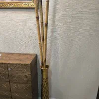 گلدان با بامبو