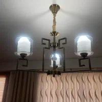 لوستر در حد نو مدرن کریستالی|لوستر و چراغ آویز|اندیشه, اندیشه فاز ۵|دیوار