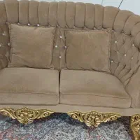 مبل ۷ نفره رنگ نسکافه ای|مبلمان خانگی و میز عسلی|رشت, حمیدیان|دیوار