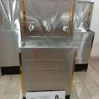 تنها آب سردکن استیل ۳شیر محافظ دار آبسرد کن صنعتی