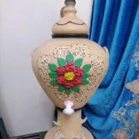 کلمن سفالی زیبا|ظروف سرو و پذیرایی|خرمدره, |دیوار