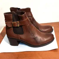 نیم بوت چرم نو با کیفیت سایز 36