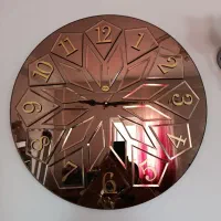 ساعت دیواری تمام آینه زیبا