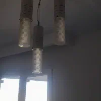 لوستر کریستالی سه تایی