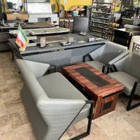 میز اداری نیم ست صندلی اداری چکی|مبلمان اداری|مشهد, سناباد|دیوار