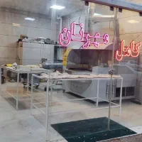 نان تافتون مهرنان پخته شده با آرد کامل و بومی