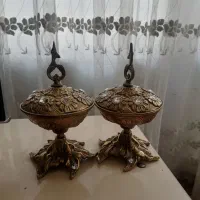 یک جفت قندان برنز