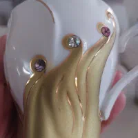 یک سرویس. چایخوری . نگین دار خارجی|ظروف سرو و پذیرایی|کوهسار (البرز), |دیوار