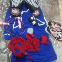 دستکش بوکس چرم لوازم بوکس