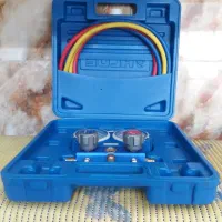 پمپ وکیوم ۱/۴ و کمپرسور استوک در حد نو و گیج دوقلو|ابزارآلات|پیرانشهر, |دیوار