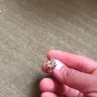 انگشتر سیترین معدنی