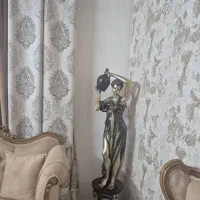 والان پرده کرم طلایی