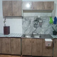 کابینت آشپزخانه بدنه فلزی درب ام دی اف