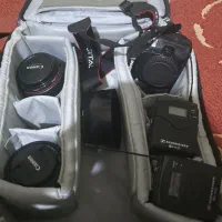 دوربین عکاسی و فیلمبرداری کنن با لنز و تجهیزات