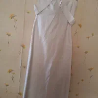 لباس مجلسی سفید ساده شیک