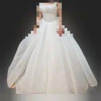 لباس عروس.تور.ژپون.شنل.کراپ