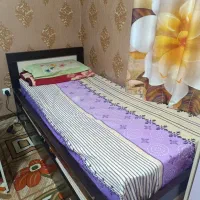 تخت بزرگسال با تخت مهمان  با کتابخانه  دراور اینه|تخت و سرویس خواب|ری, شهرری|دیوار