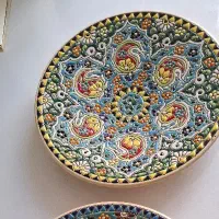 بشقاب مینا کاری|صنایع دستی و سایر لوازم تزئینی|قرچک, شهرک طلائیه|دیوار