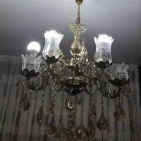 لوستر برنز سه شاخه شش شعله