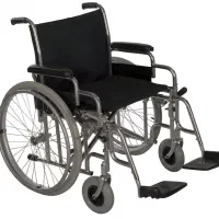 ویلچر لاستیک عقب بادی (تحمل وزن تا120کیلوگرم)