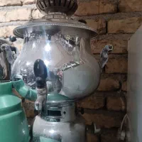 سماور. 10ایتری. برنجی