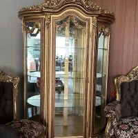 ویترین چوبی منبت