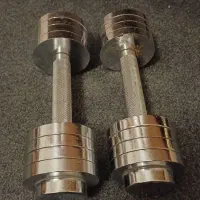 دمبل روکش استیل