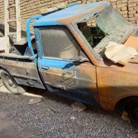 نیسان مدل 86 دوگانه سوز کامیونت تناژ3800 سوخته|خودرو سواری و وانت|یزد, |دیوار