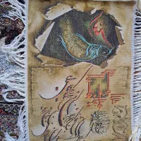 تابلو فرش وان یکاد پوستی دستبافت|تابلو فرش|تبریز, |دیوار