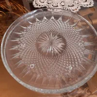 دیس گرد بلور شفاف