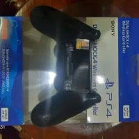 دسته بازی سونی مشکی PS4 Dualshock 4 اصل سری جدید|کنسول، بازی ویدئویی و آنلاین|آبیک, |دیوار