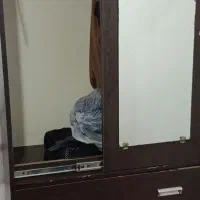 کمد چهار کشو و دو در یک در آینه دار